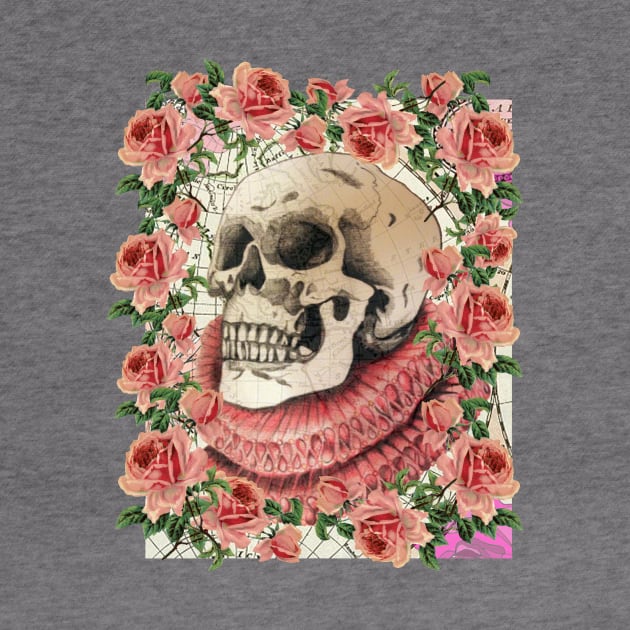 Skull and Roses by White B Gifts